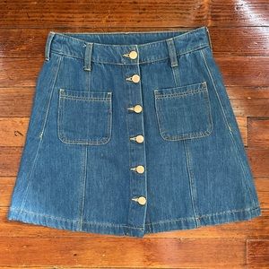 H&M Denim Skirt. Size 4.